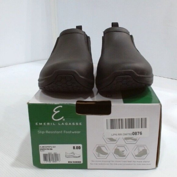 EMERIL LAGASSE MEN'S COOPER PRO EVA SLIP-RESISTANT WORK SHOES BLACK 8D-EUC - Picture 2 of 5